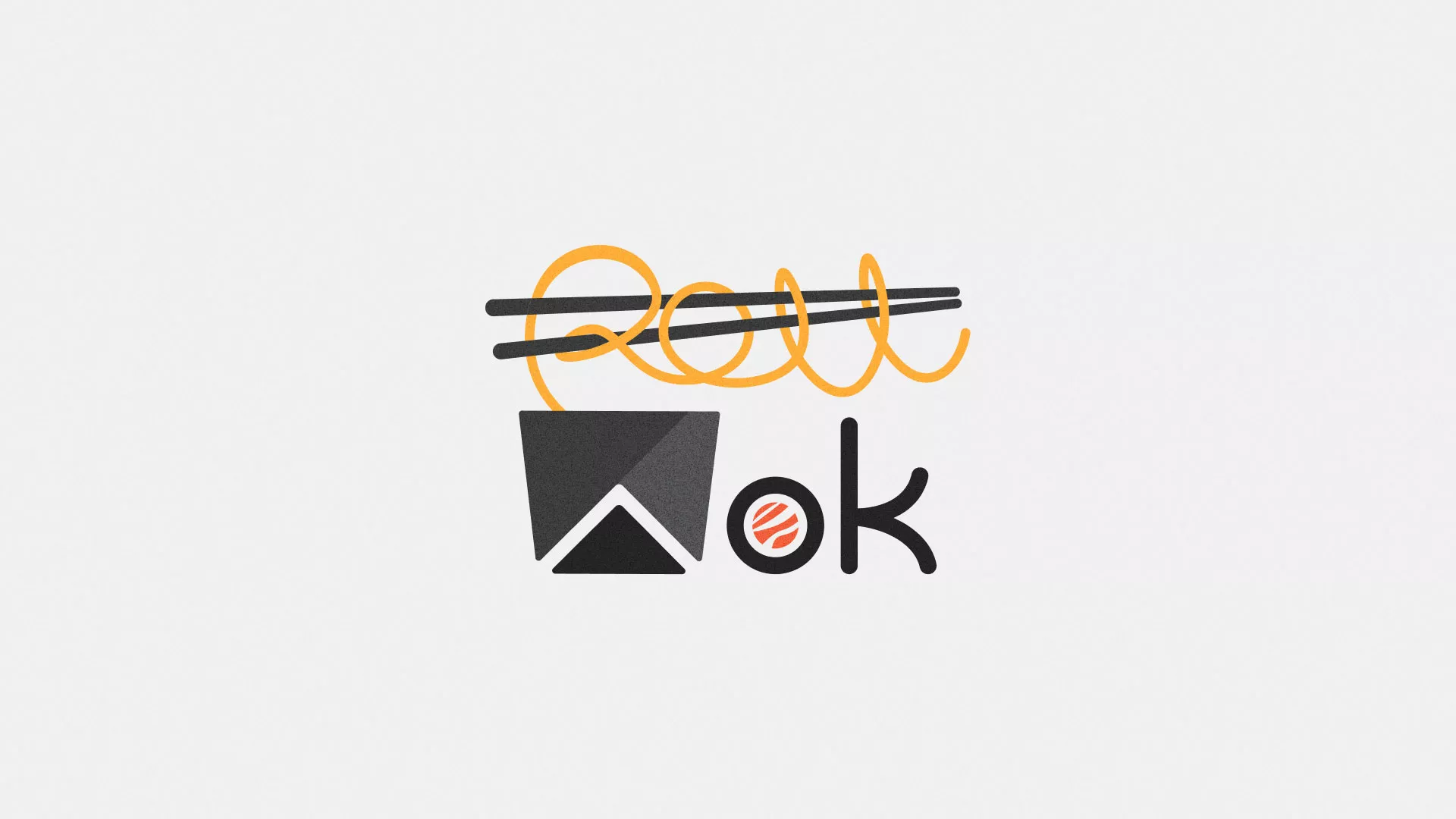 Разработка логотипа в Курчатове для суши-бара «Roll Wok Club» Разработка логотипа в Курчатове для суши-бара «Roll Wok Club»