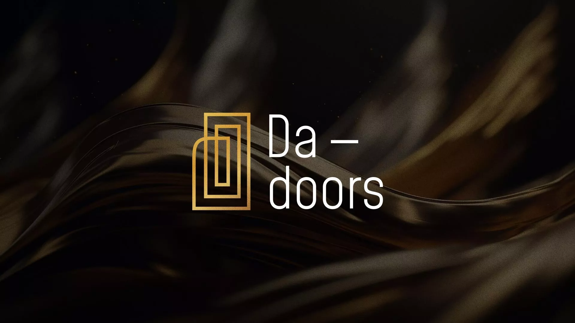Разработка логотипа для компании «DA-DOORS» в Курчатове